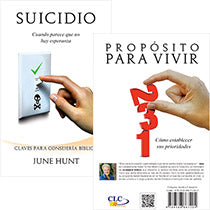 Spanish Mini-book on Suicide Prevention & Purpose in Life- Dual Topic